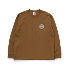 画像1: RATS  CIRCLE MGM LS TEE (BROWN) (1)