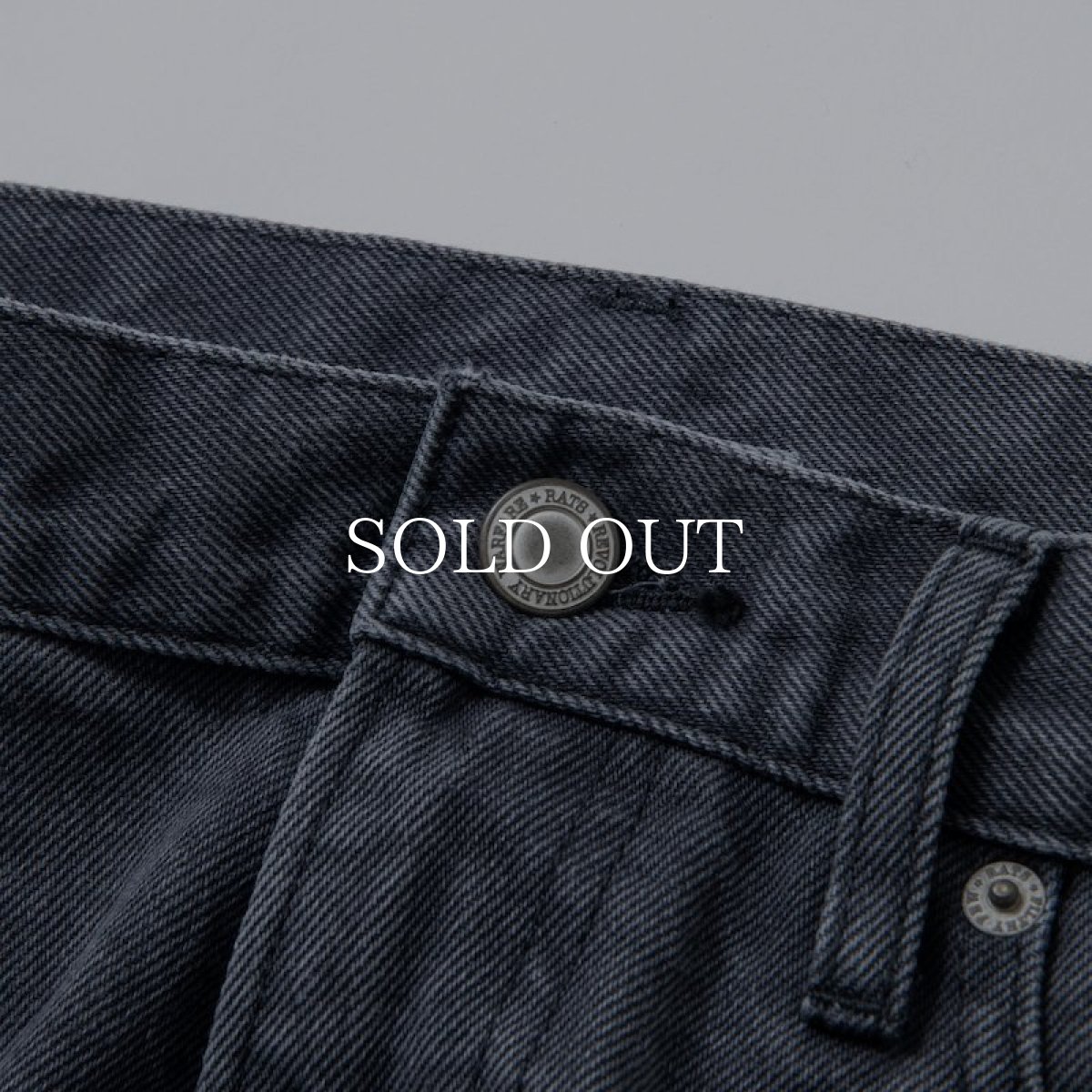 画像4: RATS  GRAY DENIM STRAIGHT (GRAY) (4)