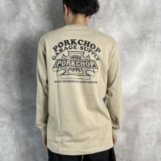 画像6: PORKCHOP GARAGE SUPPLY  WILD PORK L/S TEE (NAVY) (6)