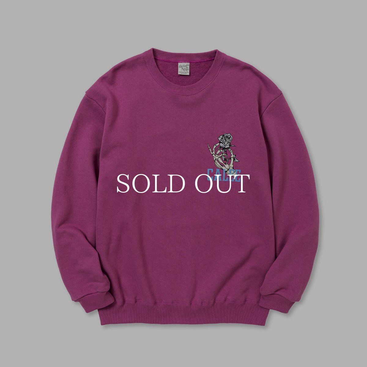 画像1: CALEE  CLB CREW NECK SW (PURPLE) (1)