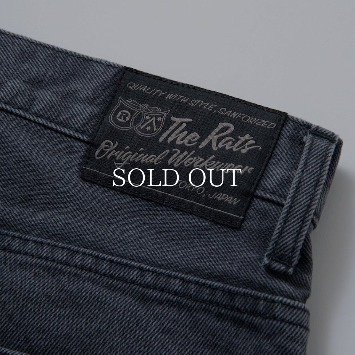 画像3: RATS  GRAY DENIM STRAIGHT (GRAY) (3)