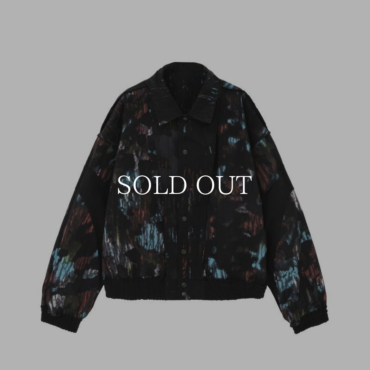 画像3: MAGIC STICK  Hand painted Reversible Team jacket (Black base) (3)