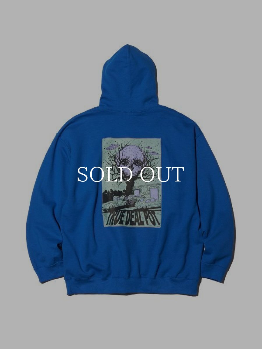 画像2: RADIALL  CHEVY GARAGE - HOODIE SWEATSHIRT L/S (Royal Blue) (2)