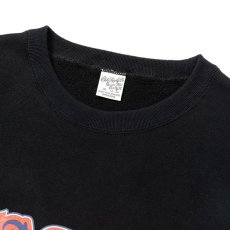 画像2: CALEE  OLD ENGLISH LOGO CREW NECK SW (BLACK) (2)