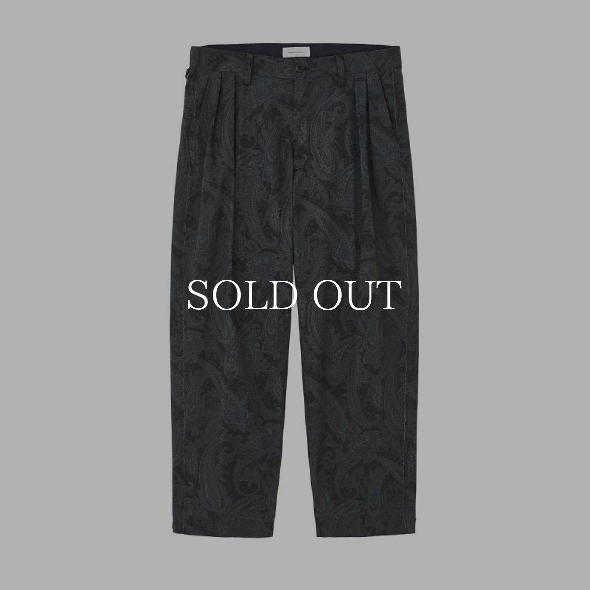 画像1: MAGIC STICK  Diversity Trousers (Navy Printed Paisley) (1)