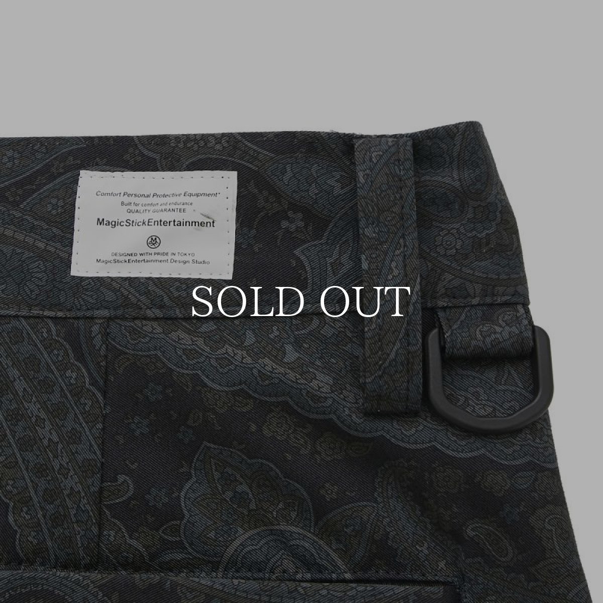 画像6: MAGIC STICK  Diversity Trousers (Navy Printed Paisley) (6)