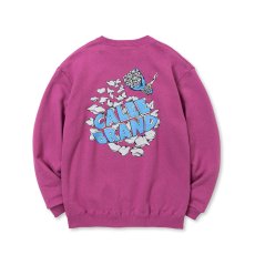 画像2: CALEE  CLB CREW NECK SW (PURPLE) (2)