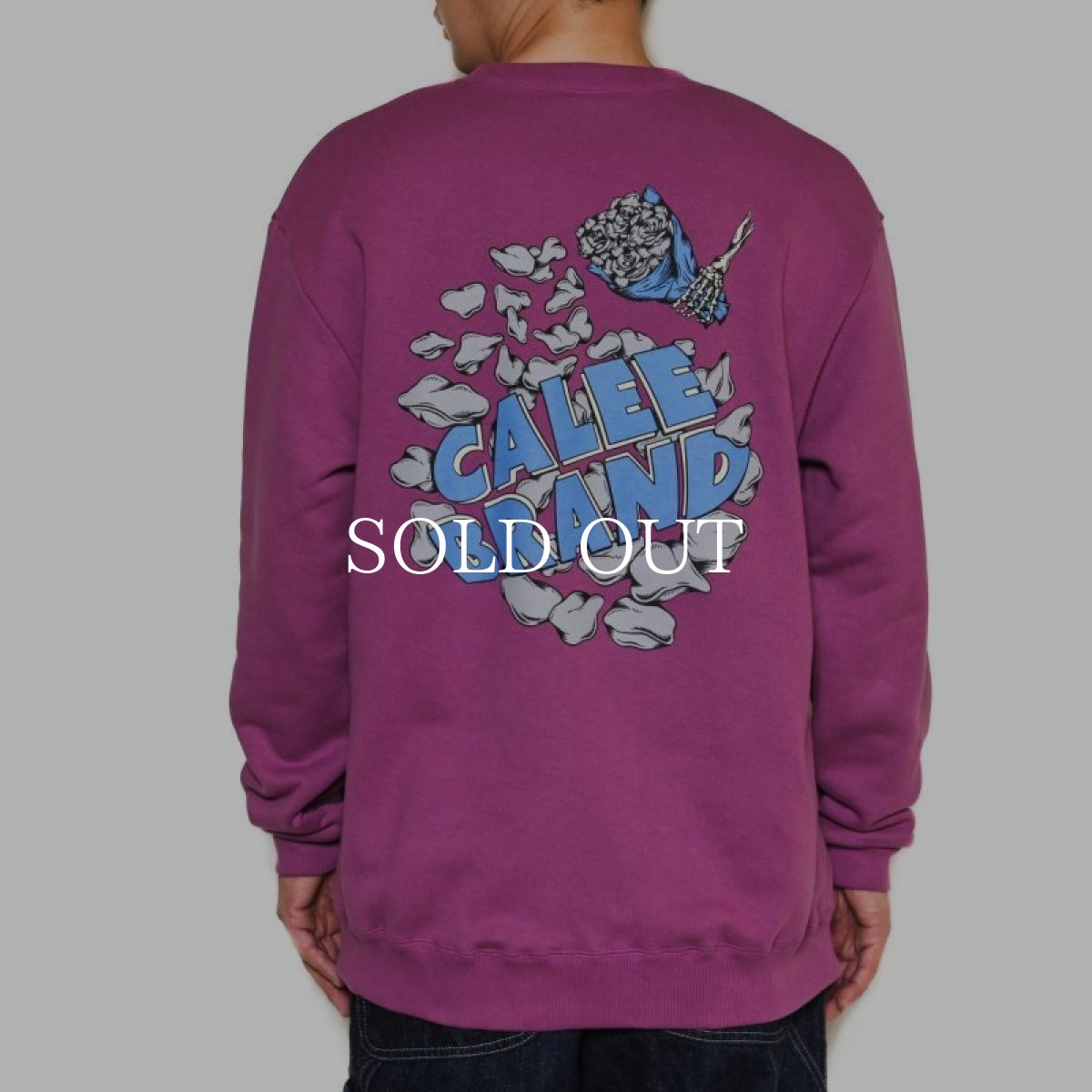 画像4: CALEE  CLB CREW NECK SW (PURPLE) (4)