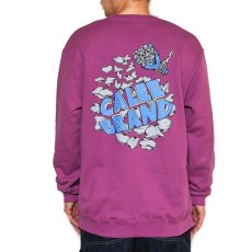 画像4: CALEE  CLB CREW NECK SW (PURPLE) (4)