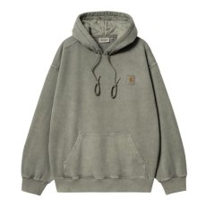 画像1: CARHARTT WIP  HOODED VISTA SWEATSHIRT (Smoke Green garment dyed) (1)