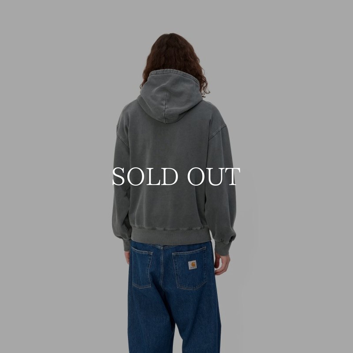 画像4: CARHARTT WIP  HOODED VISTA SWEATSHIRT (Vulcan garment dyed) (4)