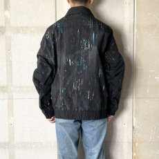 画像11: MAGIC STICK  Hand painted Reversible Team jacket (Black base) (11)