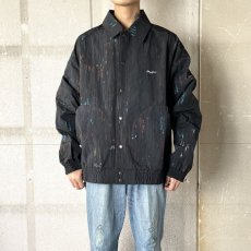 画像10: MAGIC STICK  Hand painted Reversible Team jacket (Black base) (10)