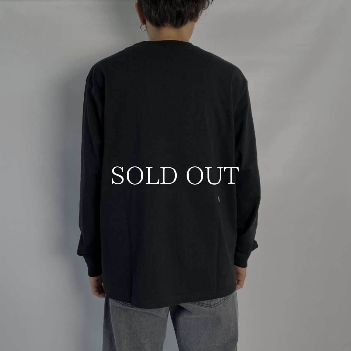 画像3: RATS  MGMC POCKET LS TEE (BLACK G) (3)