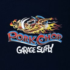 画像3: PORKCHOP GARAGE SUPPLY  WILD PORK L/S TEE (NAVY) (3)