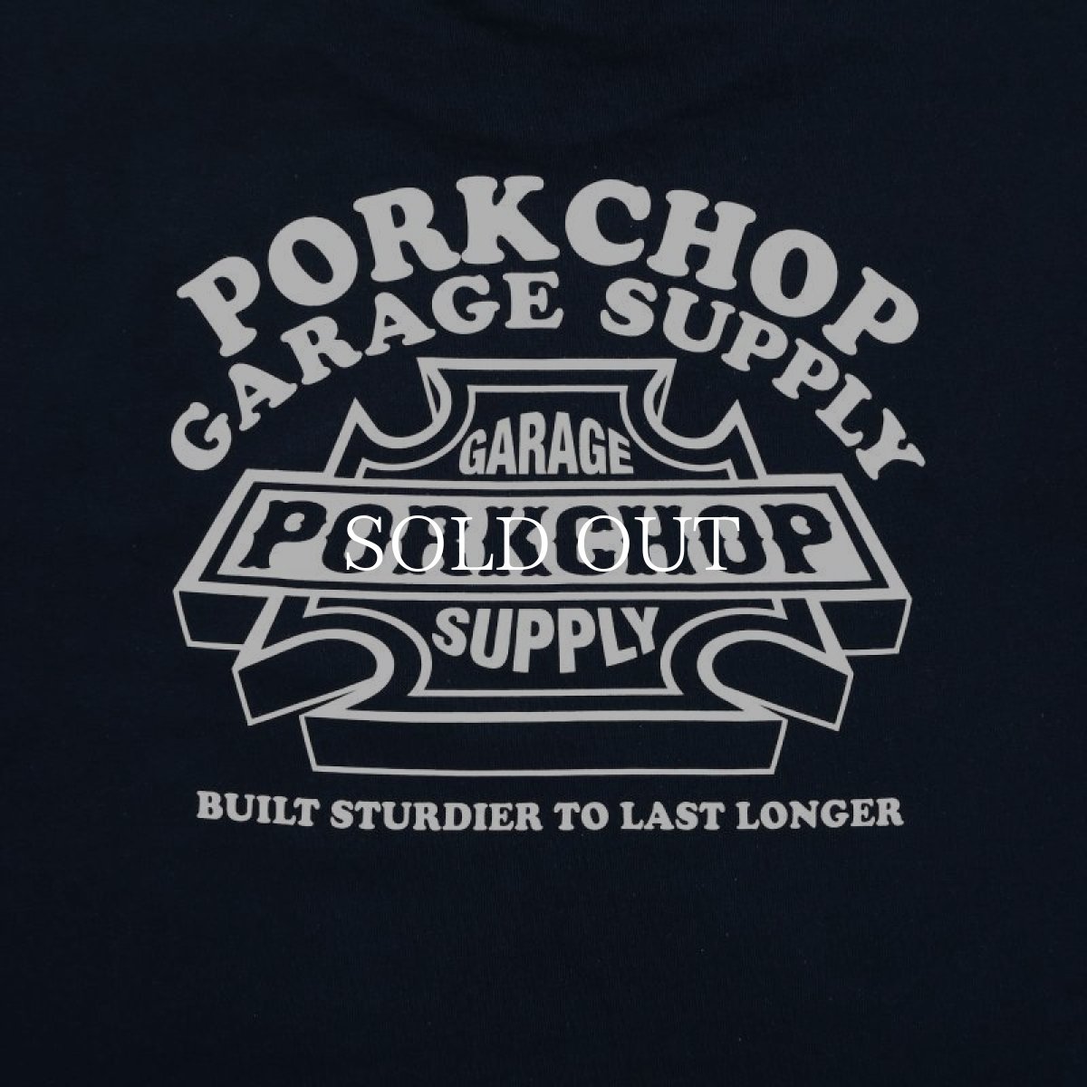 画像4: PORKCHOP GARAGE SUPPLY  WILD PORK L/S TEE (NAVY) (4)
