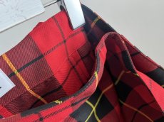 画像7: KIDILL  FOLD PLEATS PANTS BRITISH TARTAN (RED TARTAN) (7)