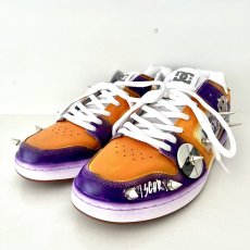 画像1: KIDILL  CUSTOMISED SNEAKERS COLLAB WITH DC SHOES HANDMADE PUNK CUSTOM LIMITED EDITION 50 (PURPLE × ORANGE) (1)