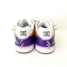 画像4: KIDILL  CUSTOMISED SNEAKERS COLLAB WITH DC SHOES HANDMADE PUNK CUSTOM LIMITED EDITION 50 (PURPLE × ORANGE) (4)