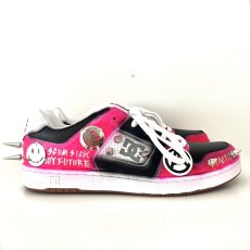 画像3: KIDILL  CUSTOMISED SNEAKERS COLLAB WITH DC SHOES HANDMADE PUNK CUSTOM LIMITED EDITION 50 (PINK × BLACK) (3)