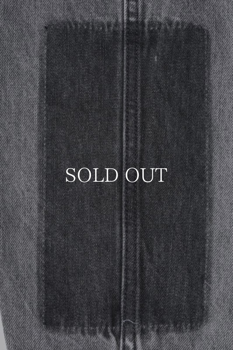 画像9: Liberaiders  BLEACHED DENIM JACKET (GRAY) (9)