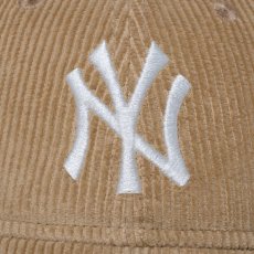 画像4: NEW ERA  9TWENTY MLB Corduroy コーデュロイ ニューヨーク・ヤンキース (ベージュ) (4)