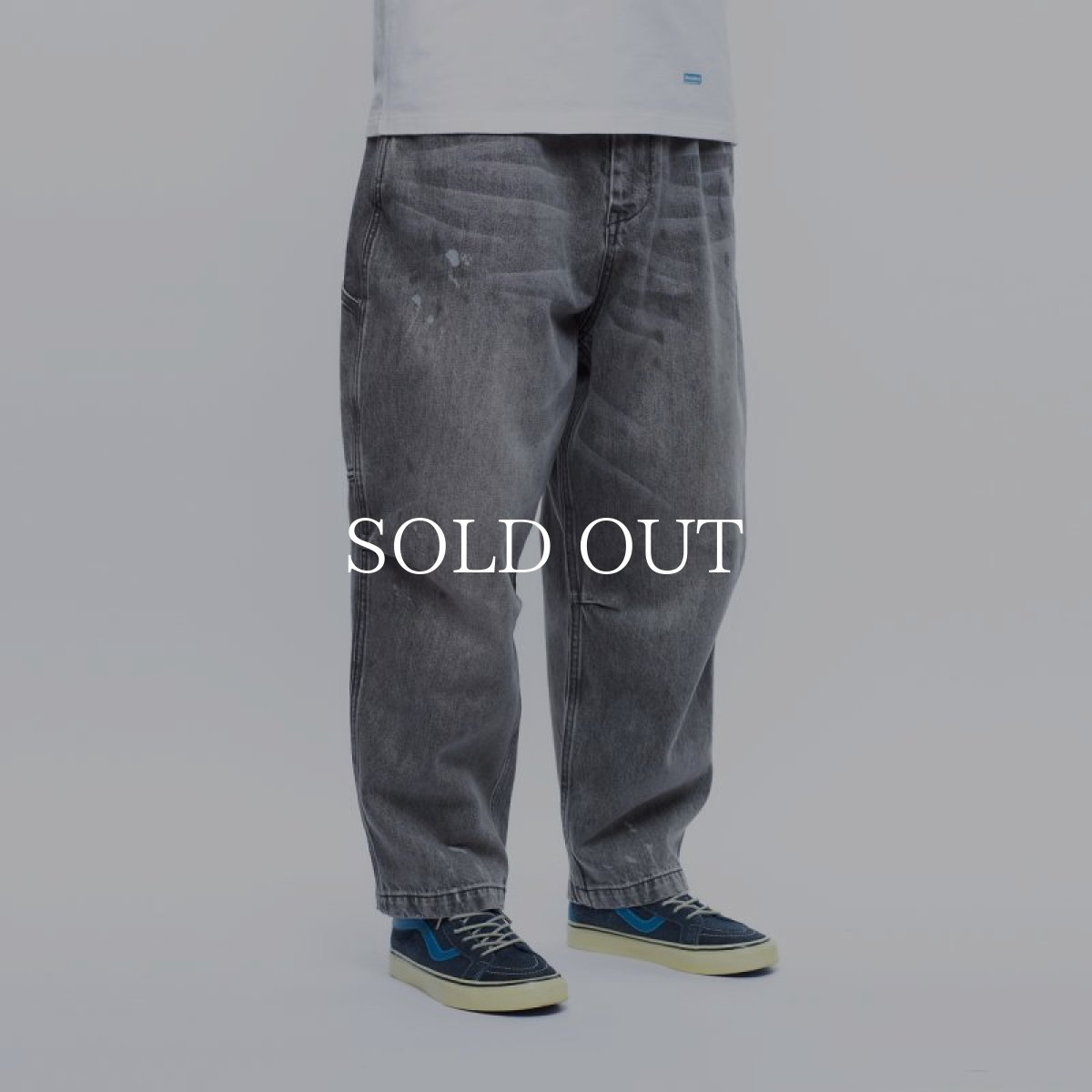 画像8: Liberaiders  DENIM PAINTER SARROUEL PANTS (GRAY) (8)