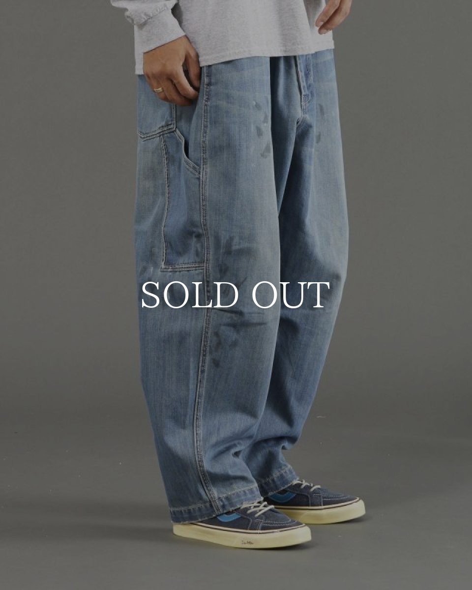 画像15: Liberaiders  DENIM PAINTER SARROUEL PANTS (INDIGO) (15)