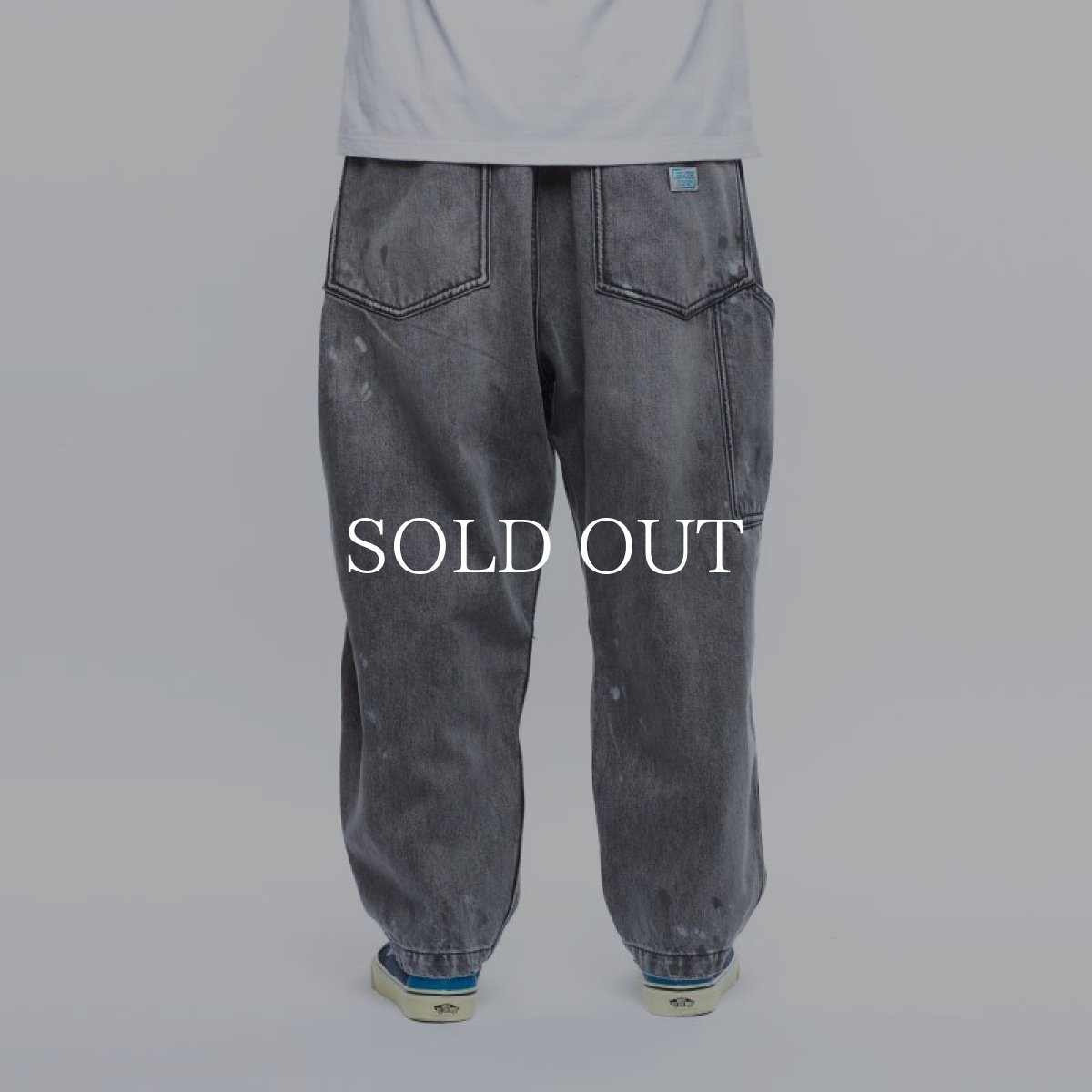 画像9: Liberaiders  DENIM PAINTER SARROUEL PANTS (GRAY) (9)