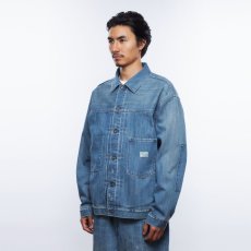 画像12: Liberaiders  BLEACHED DENIM JACKET (INDIGO) (12)