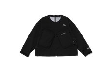 画像1: CMF OUTDOOR GARMENT  SALVAGE SHELL CREW COEXIST (BLACK) (1)