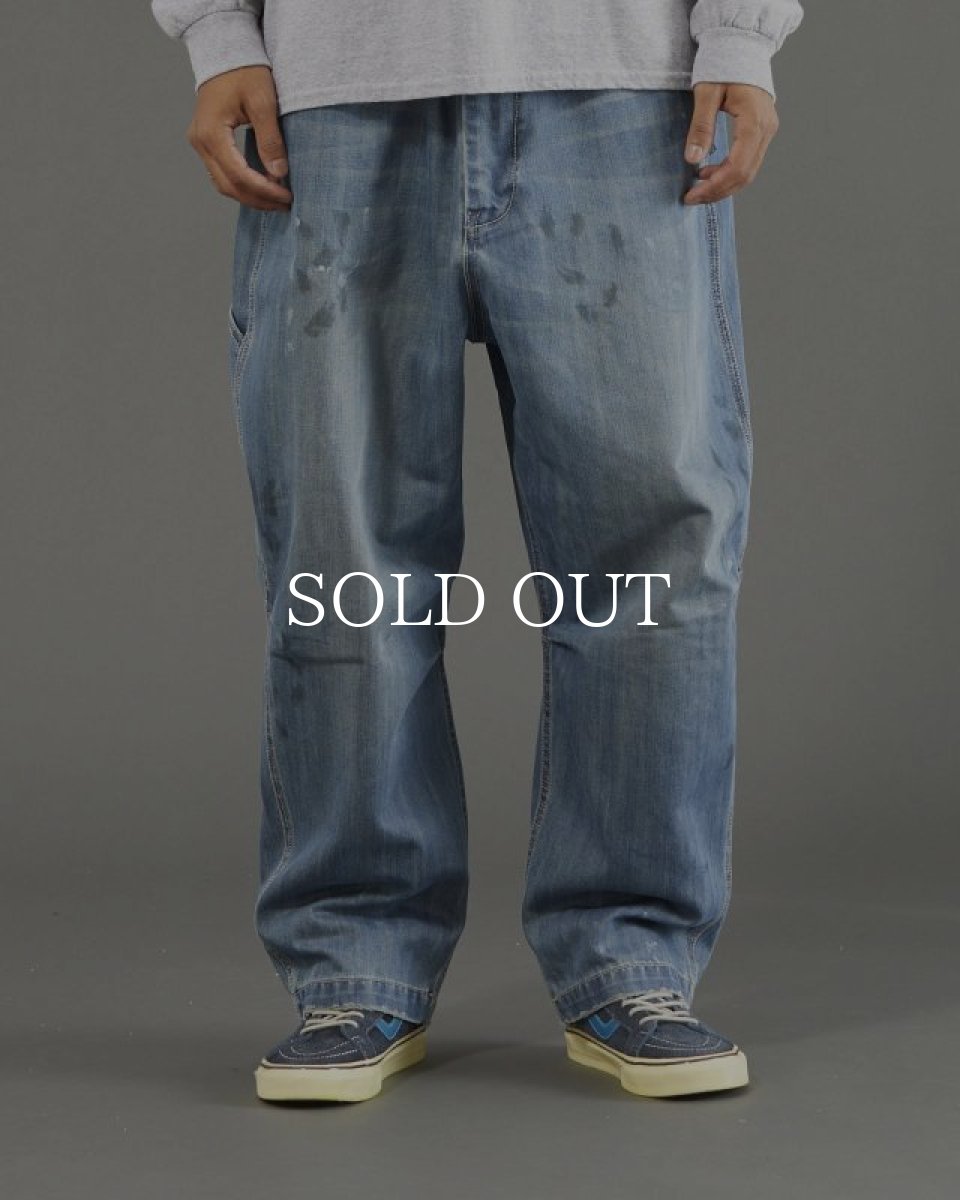 画像13: Liberaiders  DENIM PAINTER SARROUEL PANTS (INDIGO) (13)