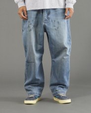 画像13: Liberaiders  DENIM PAINTER SARROUEL PANTS (INDIGO) (13)