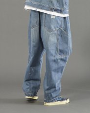 画像16: Liberaiders  DENIM PAINTER SARROUEL PANTS (INDIGO) (16)