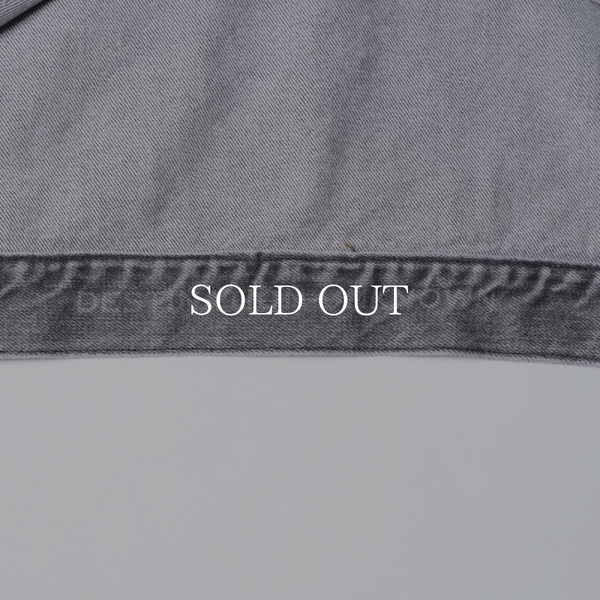 画像10: Liberaiders  BLEACHED DENIM JACKET (GRAY) (10)