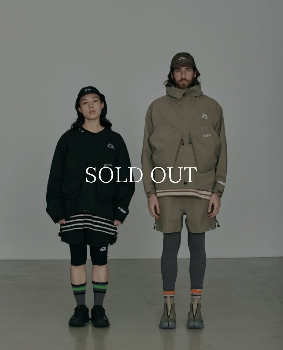 画像3: CMF OUTDOOR GARMENT  SALVAGE SHELL CREW COEXIST (BLACK) (3)