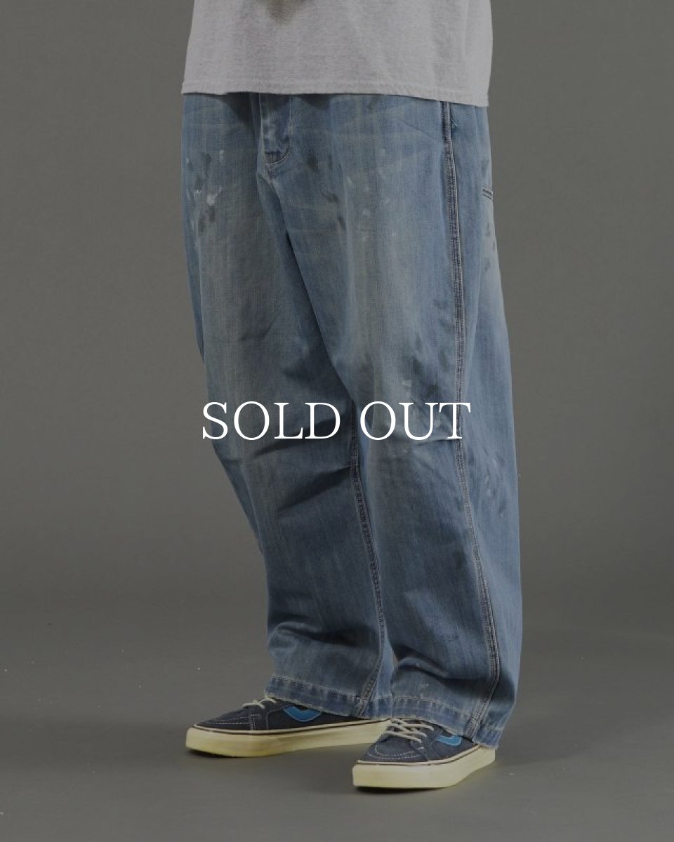 画像14: Liberaiders  DENIM PAINTER SARROUEL PANTS (INDIGO) (14)