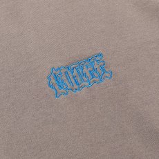 画像3: CALEE  CAL EMBROIDERY DROP SHOULDER L/S TEE (CHARCOAL) (3)