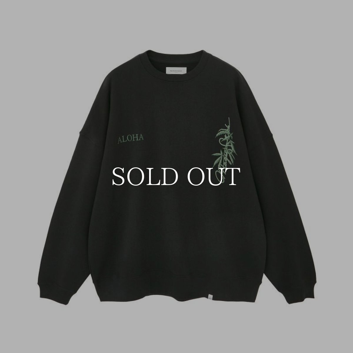 画像1: MAGIC STICK  Hawaiian Haze cat Crew (Black) (1)