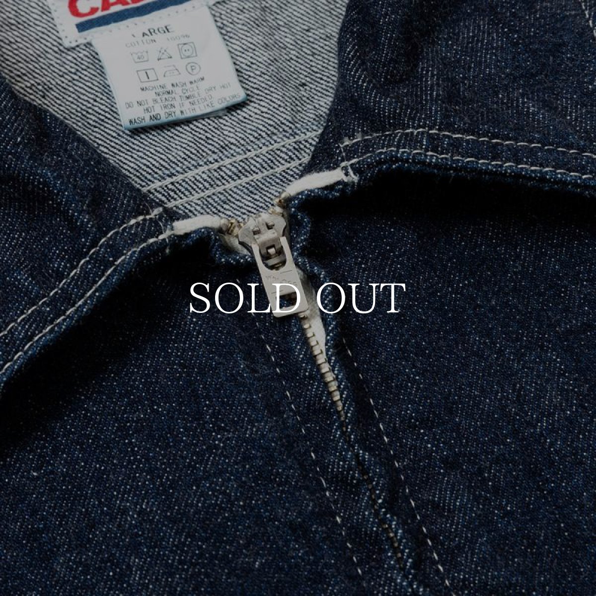 画像4: CALEE  VINTAGE REPRODUCT DENIM SWINGTOP <OW> (INDIGO BLUE) (4)