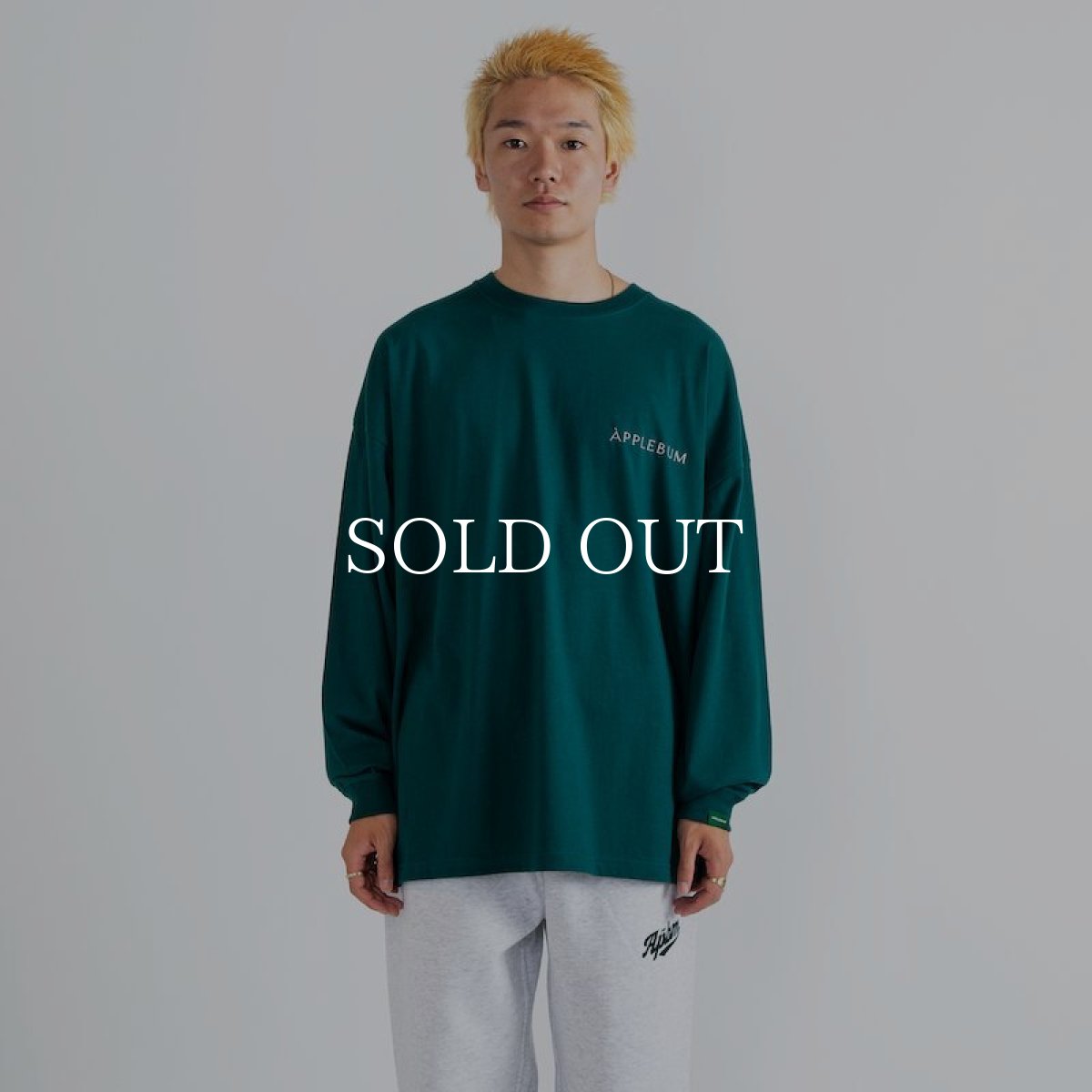 画像2: APPLEBUM  "Bonita Applebum 1500" Big L/S T-shirt (Green) (2)