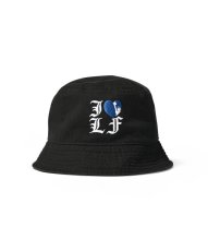 画像1: LFYT  I LOVE LF BUCKET HAT (BLACK) (1)