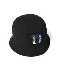画像2: LFYT  I LOVE LF BUCKET HAT (BLACK) (2)