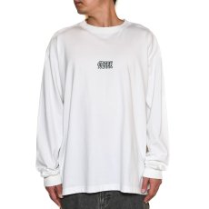 画像2: CALEE  CAL EMBROIDERY DROP SHOULDER L/S TEE (WHITE) (2)