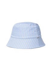 画像1: COOTIE   Stripe Broad Bucket Hat (THOMAS MASON) (Sax) (1)