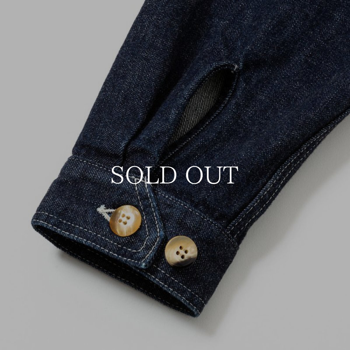 画像6: CALEE  VINTAGE REPRODUCT DENIM SWINGTOP <OW> (INDIGO BLUE) (6)