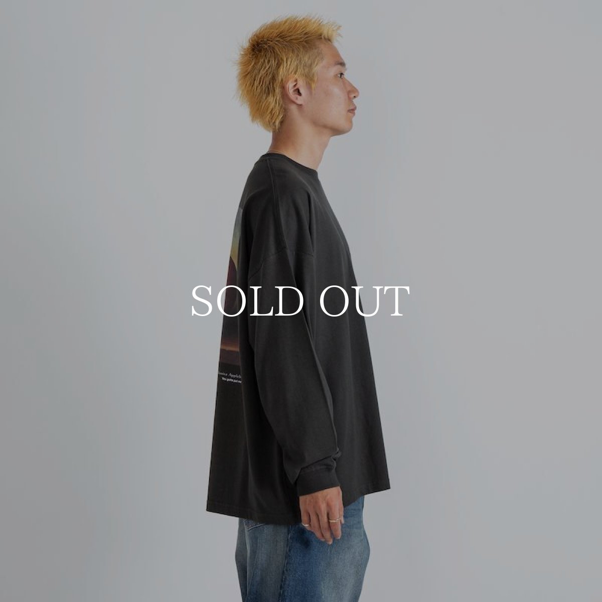 画像3: APPLEBUM  "Bonita Applebum 1500" Big L/S T-shirt (Charcoal) (3)