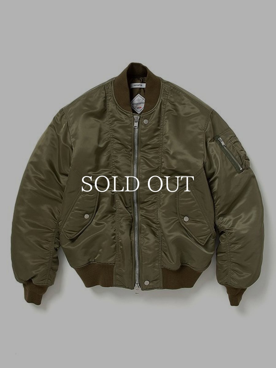 画像1: nonnative  TROOPER PUFF BLOUSON NYLON TWILL WITH GORE-TEX WINDSTOPPER (OLIVE) (1)