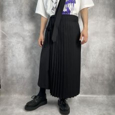 画像6: KIDILL  FOLD PLEATS PANTS POLYESTER TWILL (BLACK) (6)