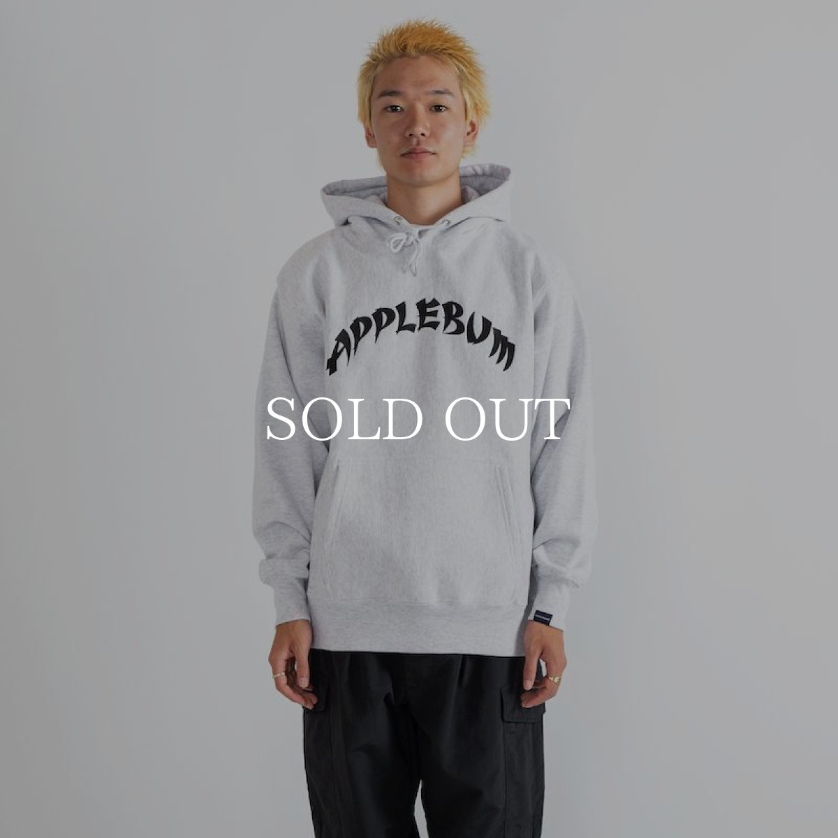 画像2: APPLEBUM  "UNDERGROUND東京" Sweat Parka (Ash) (2)